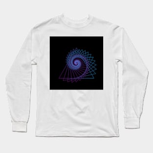 Beautiful geometric figure spiral Long Sleeve T-Shirt